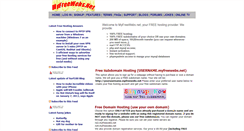 Desktop Screenshot of myfreewebs.net